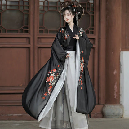 Wei Jin Dynasty Qiyao Ruqun Hanfu | Plum Blossom