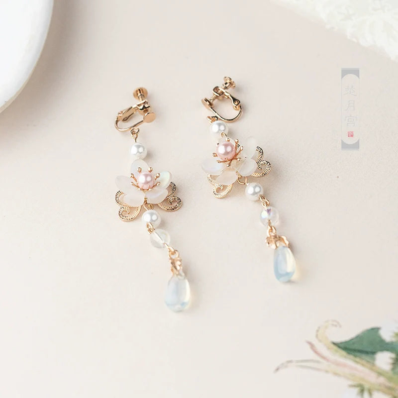 Spring Floral Earrings | Hanfu Jewelry