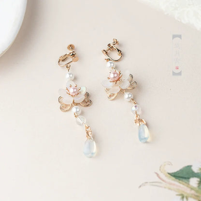 Spring Floral Earrings | Hanfu Jewelry