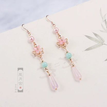 Flower Goddess Earrings | Hanfu Jewelry