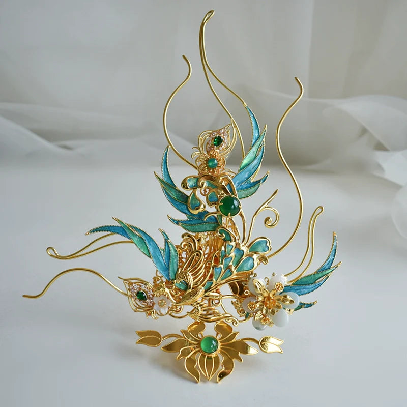 Hanfu Hair Accessories Set: Phantom Bird