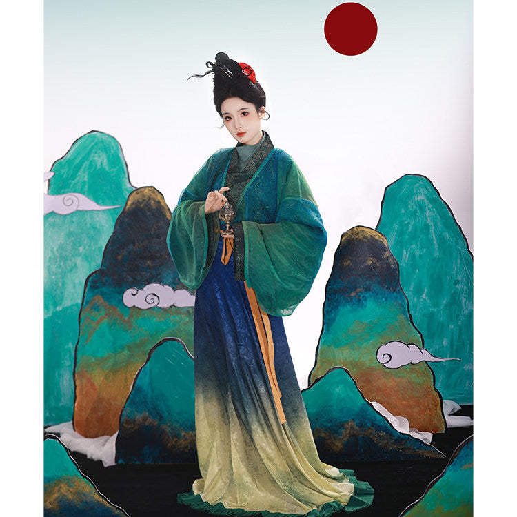 Wei Jin Dynasty Qiyao Ruqun Hanfu | Qingzhao 青照