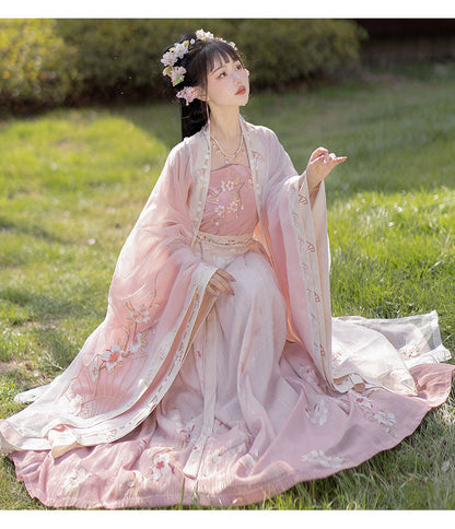 Cherry Blossoms - Song Dynasty Style Qiyao Ruqun Hanfu