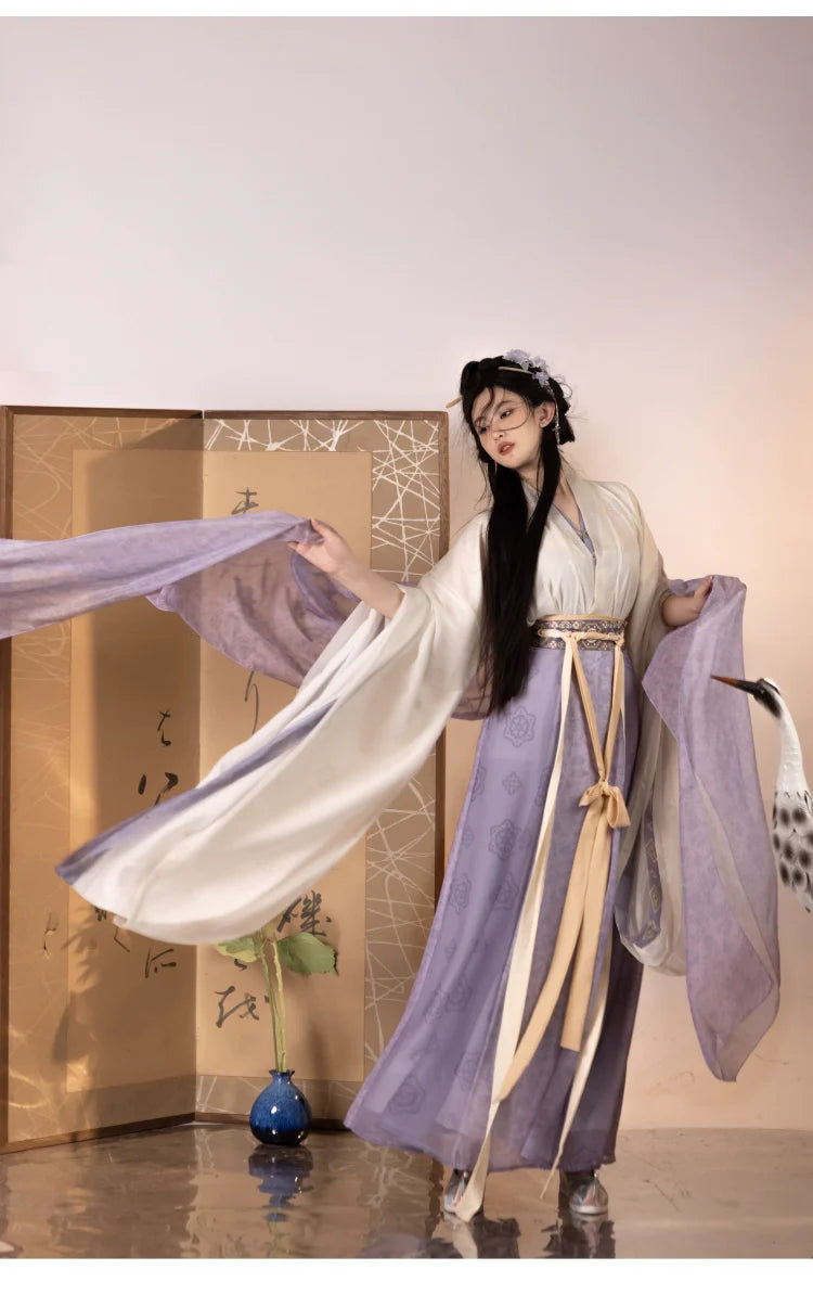 Wei Jin Dynasty Qiyao Ruqun Hanfu | Jiuyi 九翊