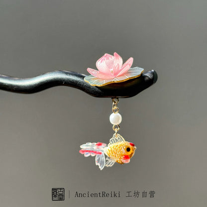 Happy Koi Hair Stick | Ancient Chinese Hair Accessory