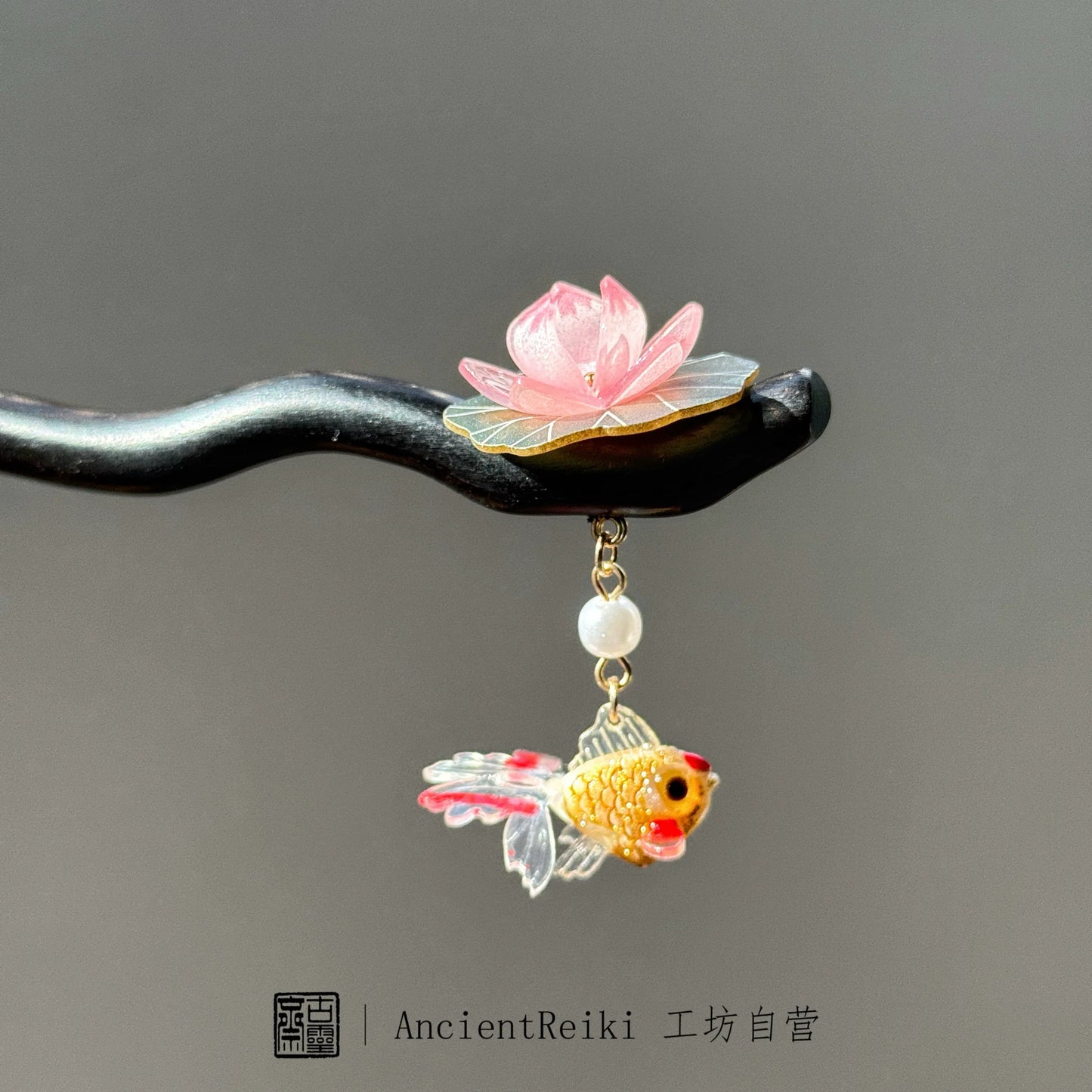 Happy Koi Hair Stick | Ancient Chinese Hair Accessory