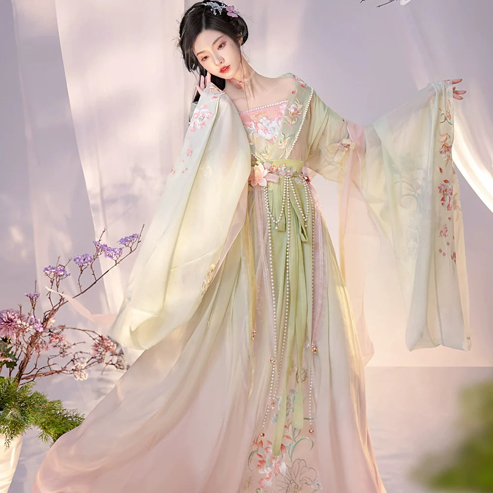 Wei Jin Dynasty Qiyao Ruqun Hanfu | Liansheng 莲生