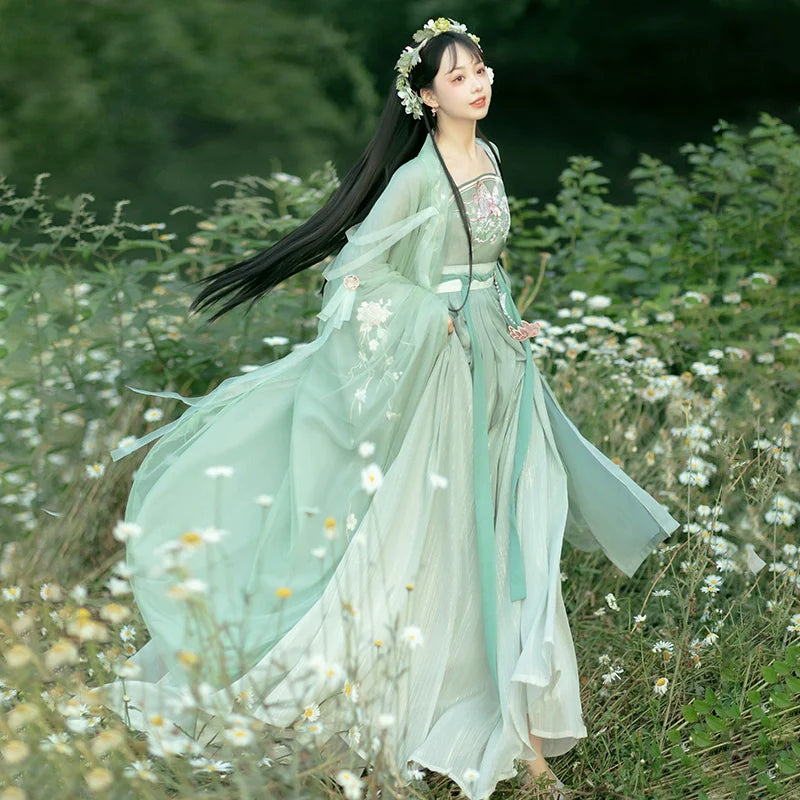 Mengdie 梦蝶 - Tang Dynasty Style Qiyao Ruqun