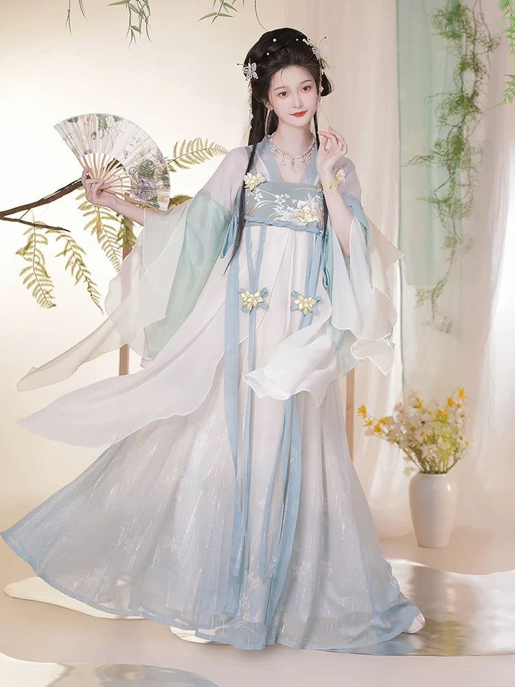Flower Feather 花羽 - Tang Dynasty Modern Style Qixiong Ruqun