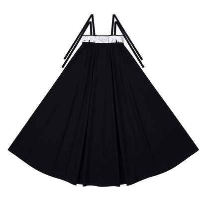 Xuan Mo | Modern Chinese Hanfu Set with Jacket and Elastic Qixiong Strap Dress