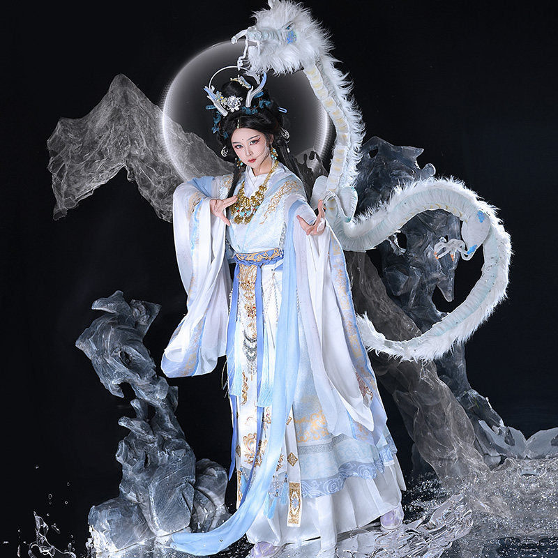 Wei Jin Dynasty Qiyao Ruqun Hanfu | The Celestial Gods 霄神纪