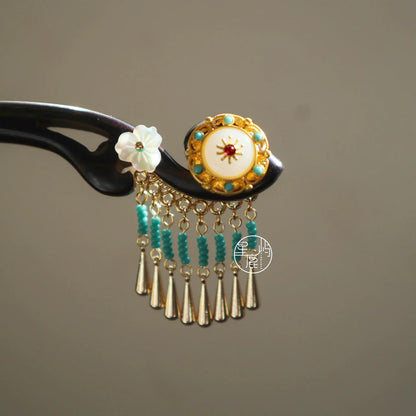 Flowing Jade Hair Stick | Traditional Chinese Hair Accessory