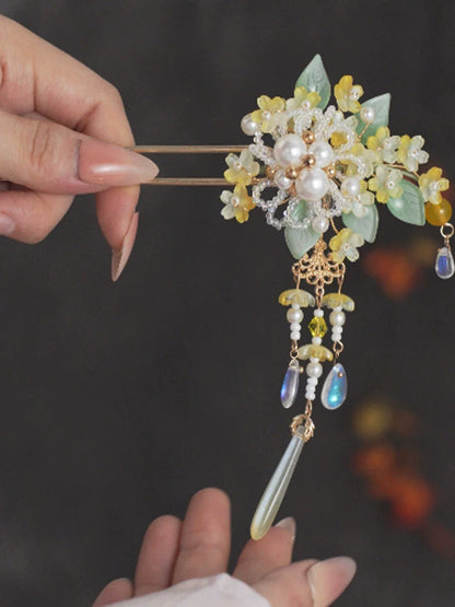 Golden Autumn Hair Stick | Ancient Chinese Hair Accessory