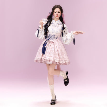 Porcelain Dream | Spring Ancient Style Sweet Pink Modern Xianxia Hanfu