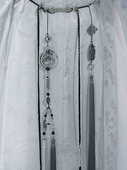 Wei Jin Xianxia Style Qiyao Ruqun - Jade Wall 氏璧 (Preorder)