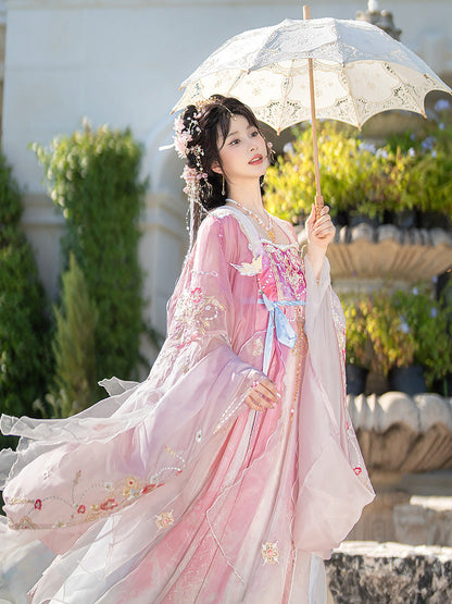 Spring Banquet 春日宴 - Tang Dynasty Style Hanfu Dress Heziqun