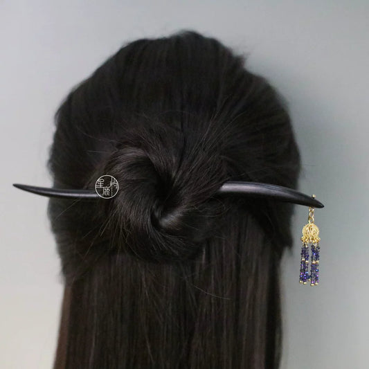 Zilong hanfu hair stick, styled in updo