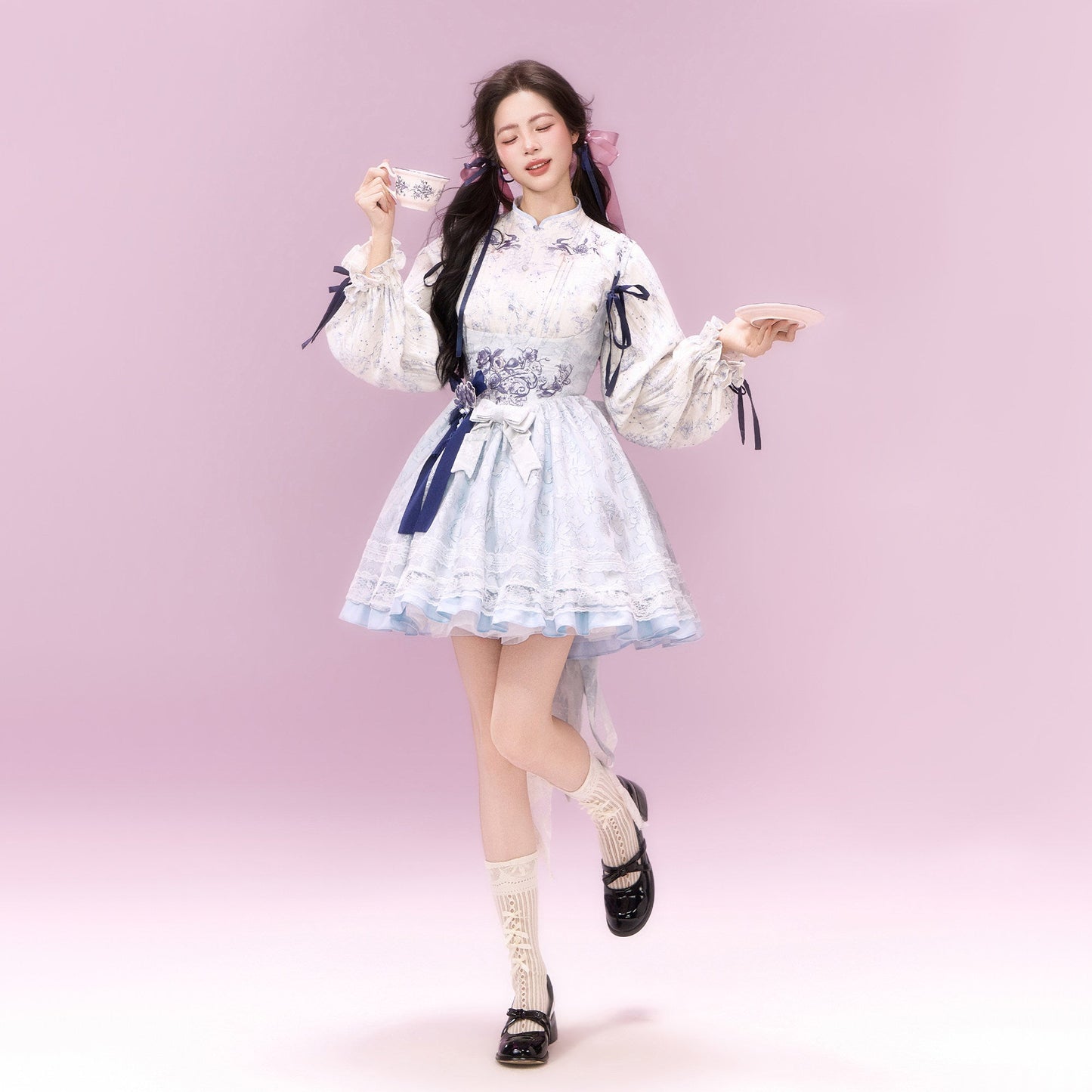 Porcelain Dream | Spring Ancient Style Sweet Pink Modern Xianxia Hanfu