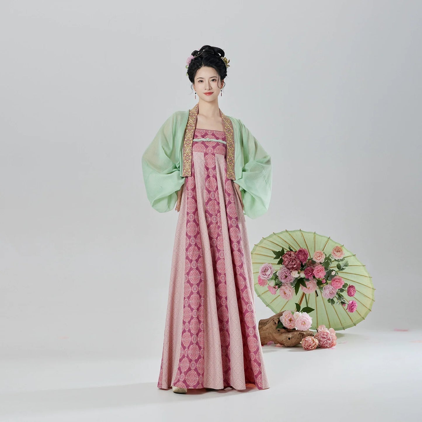 Modern Tang Dynasty Hanfu Slip Dress Set - Muyao 沐瑶 (Preorder)