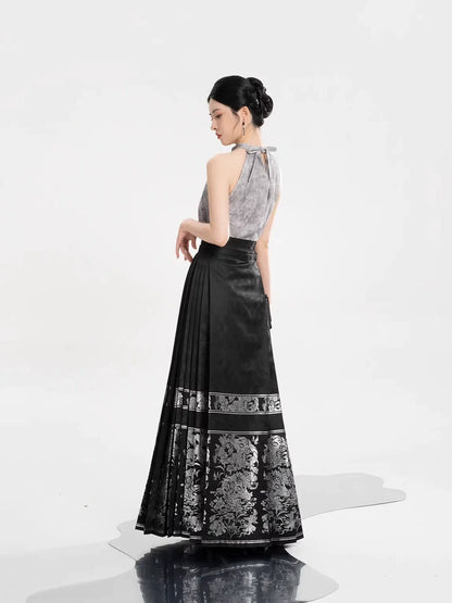 Ming Dynasty Modern Hanfu Halter Neck Top - Fengfu 风妩