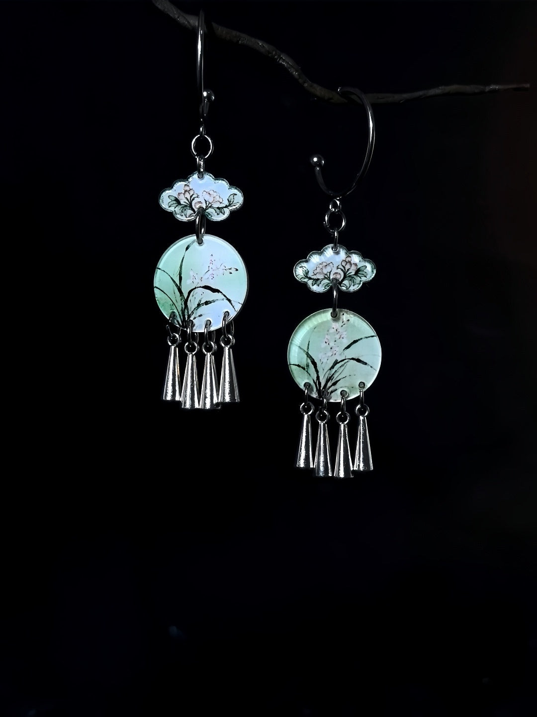 Sea of Flowers Earrings | Cheongsam Jewelry