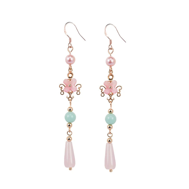 Flower Goddess Earrings | Hanfu Jewelry