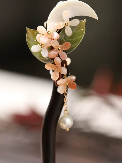 Fallling Crescent Hair Stick | Hanfu Hair Accessory