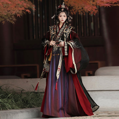 Wei Jin Dynasty Men and Women Qiyao Ruqun Hanfu | Ghost Warrior 魑魅魍魉