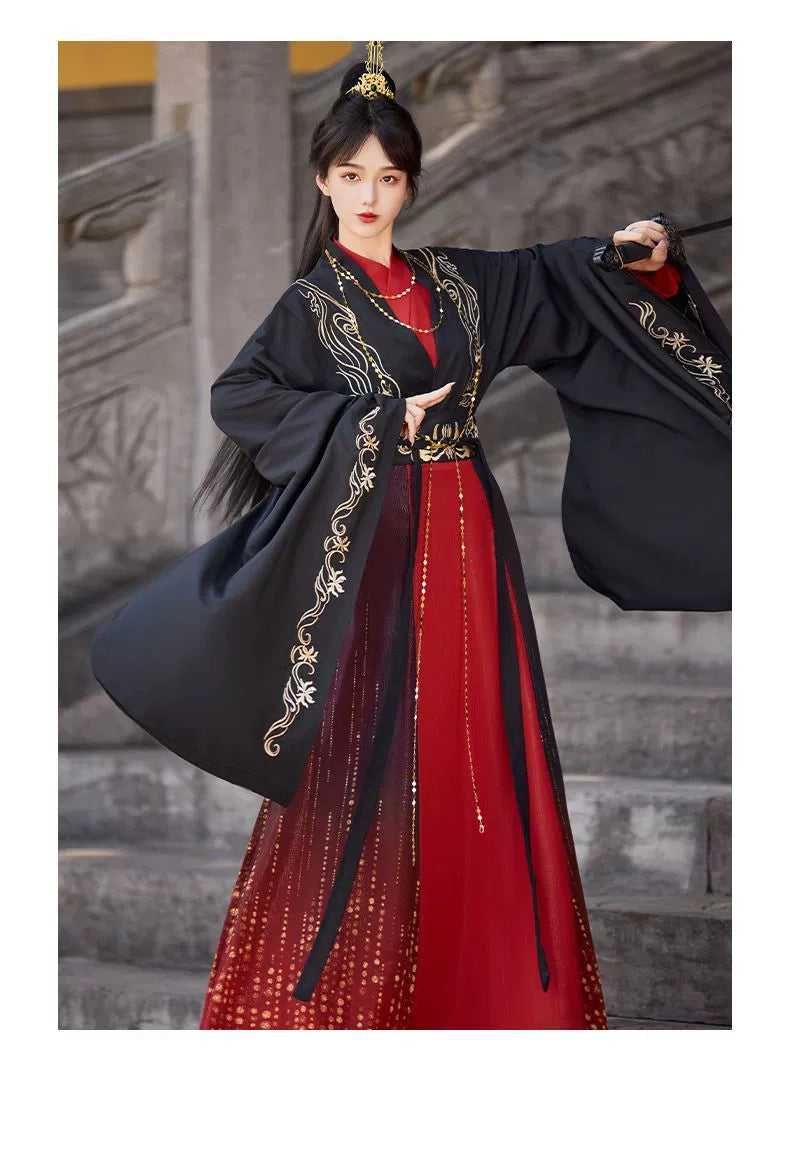 Wei Jin Dynasty Qiyao Ruqun Hanfu | Xihe 羲和