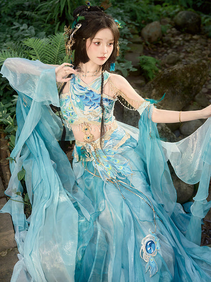Peacock 孔雀 - Dunhuang Goddess Feitian Tang Dynasty Costume
