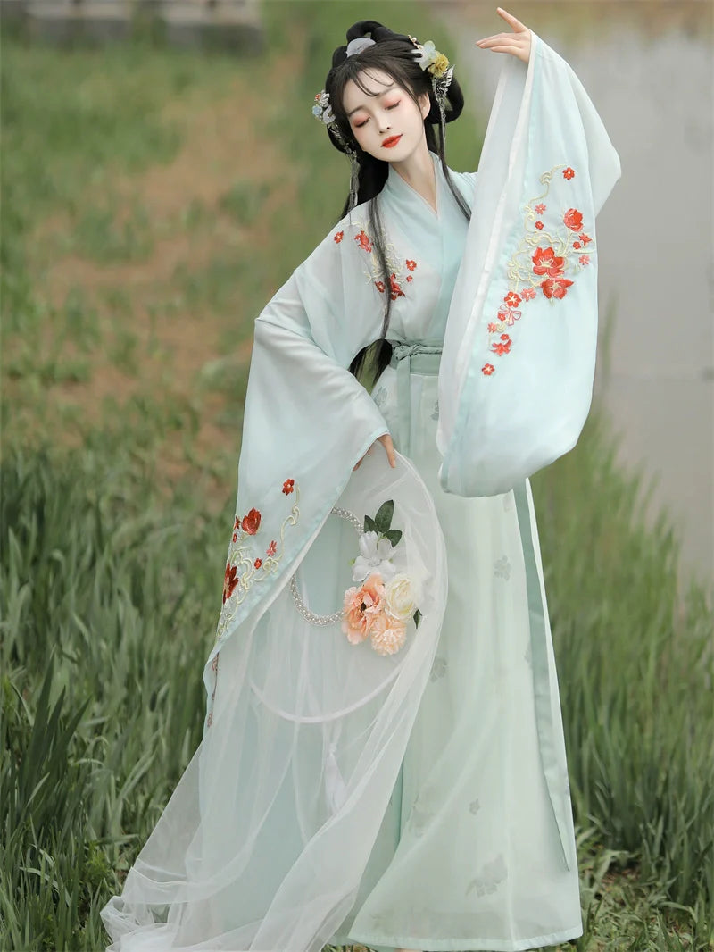 Wei Jin Dynasty Qiyao Ruqun Hanfu | Plum Blossom