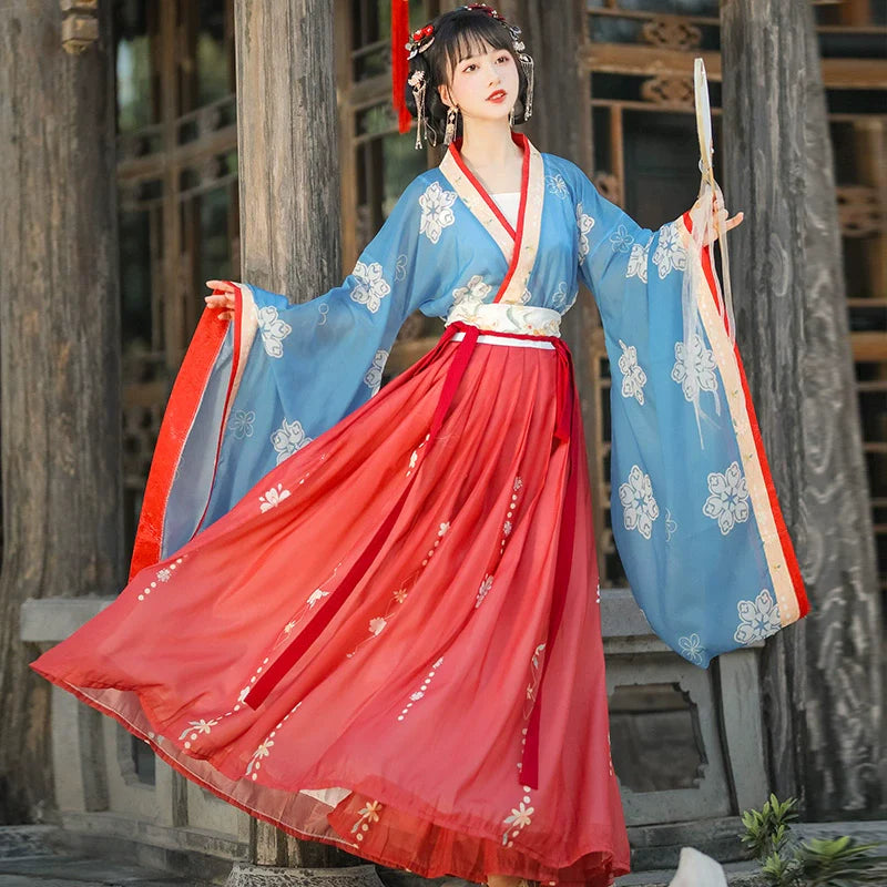 Wei Jin Dynasty Qiyao Ruqun Hanfu | Talia