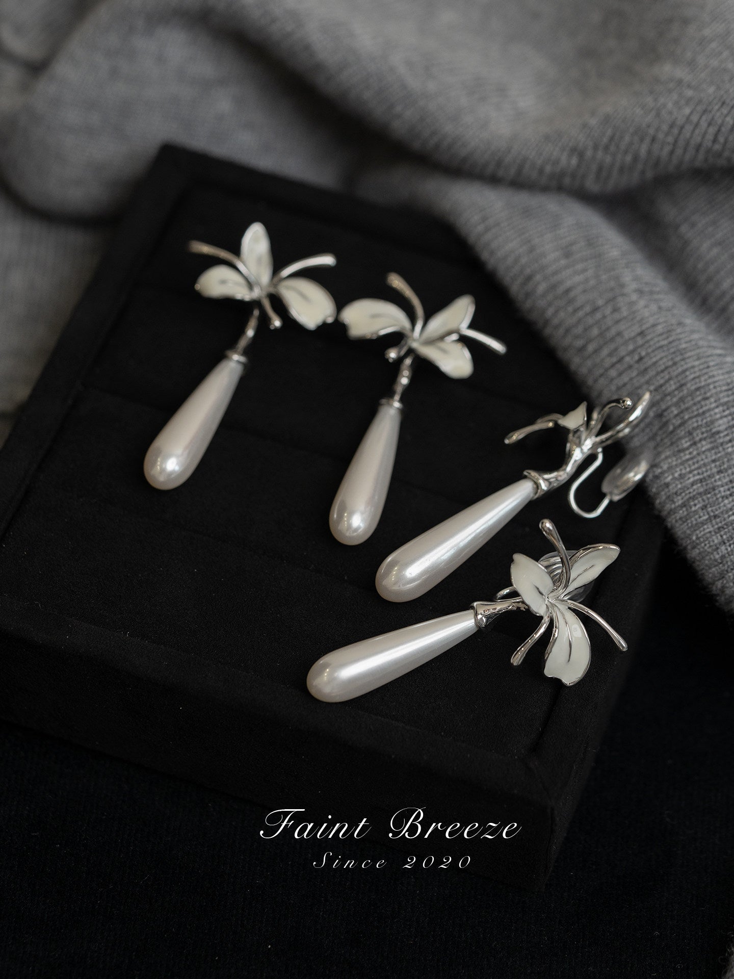 Iris Water Drop Earrings | Cheongsam Jewelry