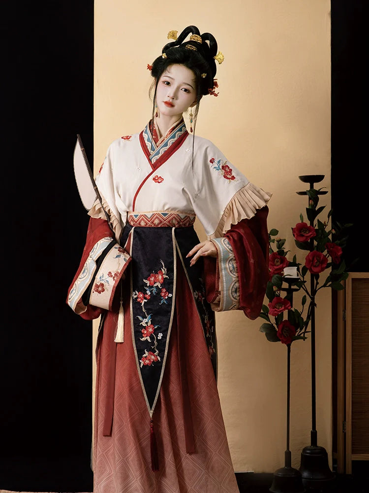 Wei Jin Dynasty Qiyao Ruqun Hanfu | Miaoyu 妙玉