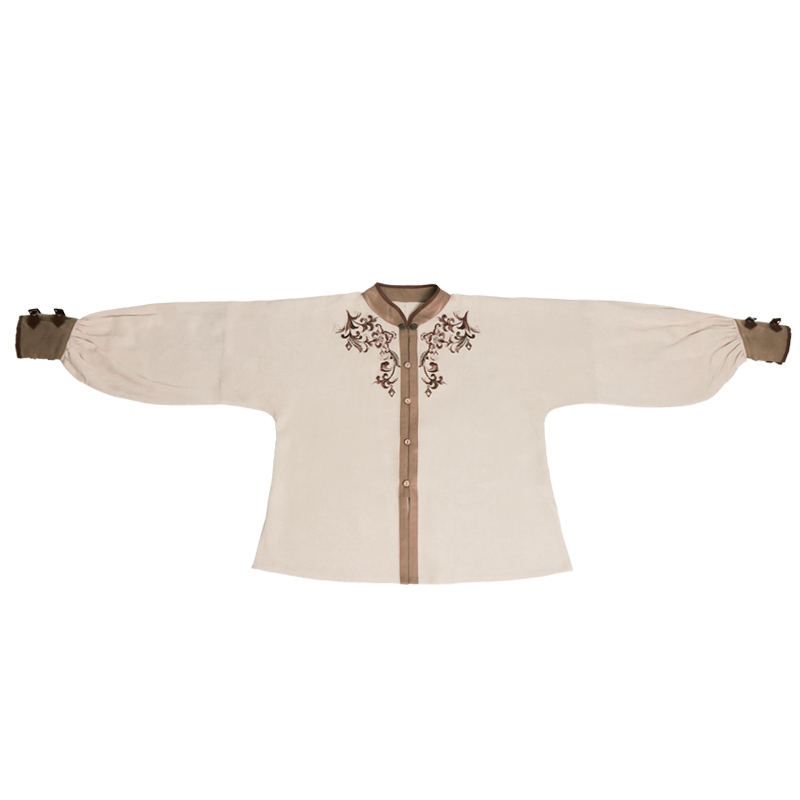Tang Dynasty and Ethnic Exotic Style Color Blocked Vest and Wrap Skirt - Frontier Ballad 塞上曲 (Preorder)