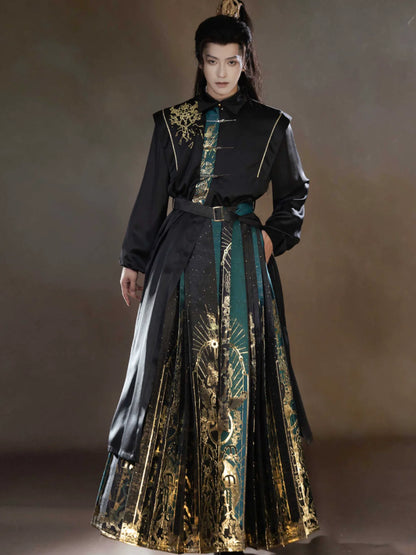 New Chinese Style Modern Hanfu Outfit - Sanxingdui 三星堆 (Preorder)