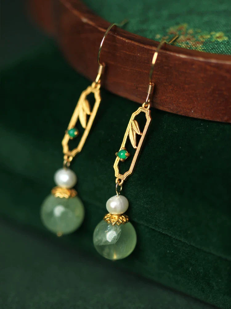 Literary Ancient China Earrings | Cheongsam Jewelry
