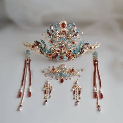 Chinese Wedding Hair Accessories: Ming Huang