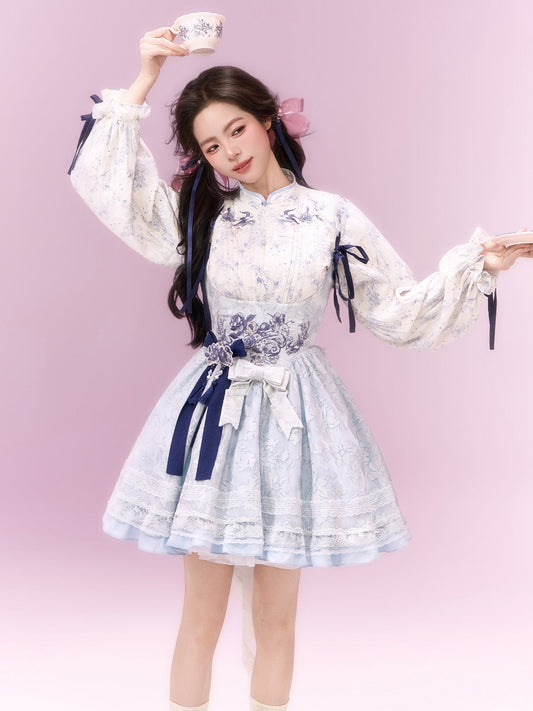 Porcelain Dream | Spring Ancient Style Sweet Pink Modern Xianxia Hanfu