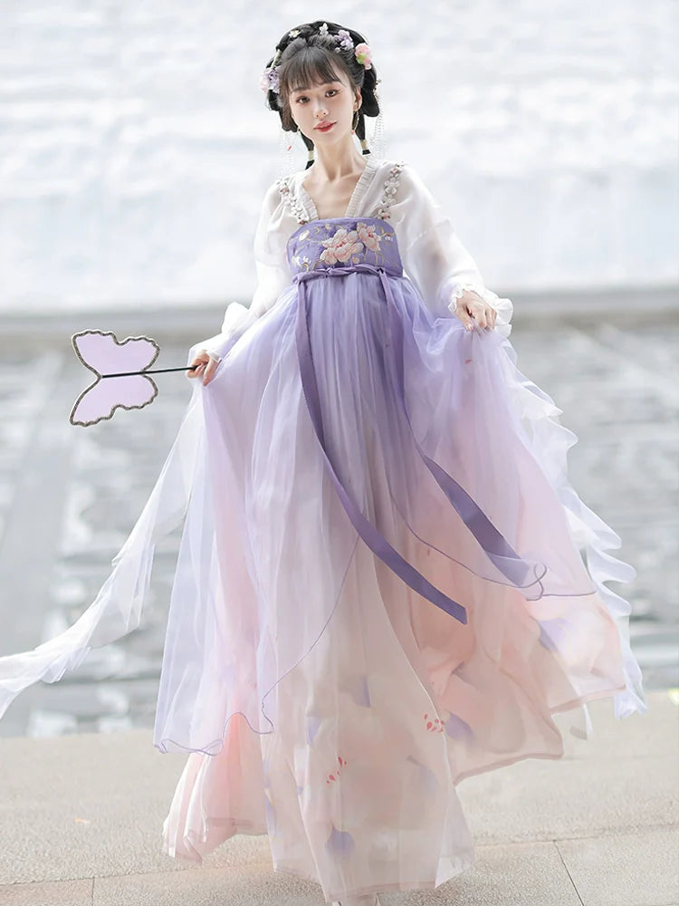 Peach Fairy 桃仙子 - Tang Dynasty Style Qixiong Ruqun