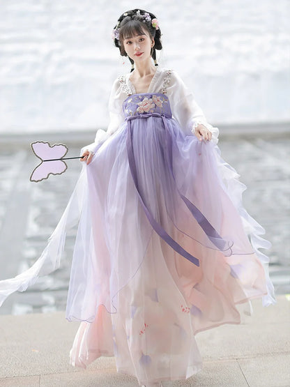 Peach Fairy 桃仙子 - Tang Dynasty Style Qixiong Ruqun