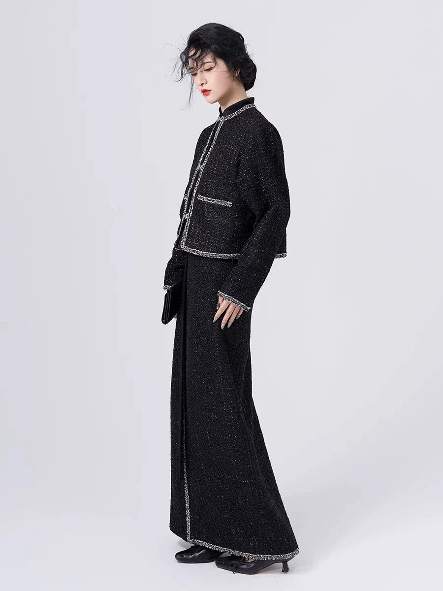 Song Dynasty Modern Hanfu Set with Jacket and Spiral Skirt - Rebel Princess 叛逆千金 (Preorder)