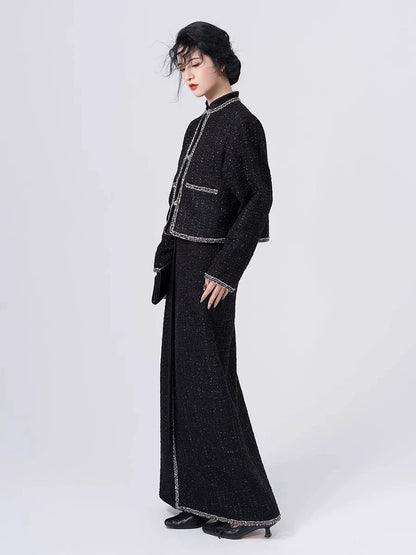 Song Dynasty Modern Hanfu Set with Jacket and Spiral Skirt - Rebel Princess 叛逆千金 (Preorder)