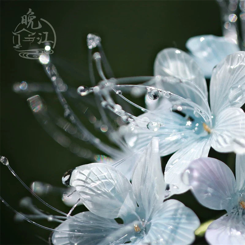 Flower Curls Hair Stick | Traditional Chinese Hair Accessory