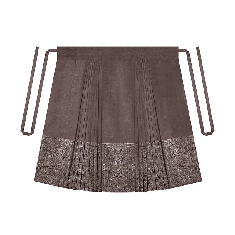 Chinese Blouse & Mamian Skirt Outfit | Wang Kongshan 忘空山