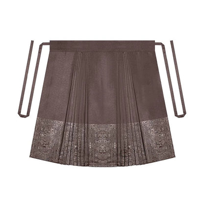 Chinese Blouse & Mamian Skirt Outfit | Wang Kongshan 忘空山