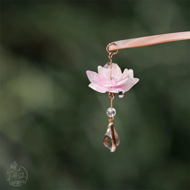 Lotus Bloom Hair Stick | Ancient Chinese Hair Accessory
