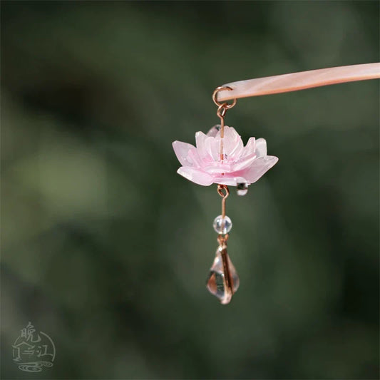 Lotus Bloom Hair Stick | Ancient Chinese Hair Accessory