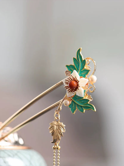 Late Autumn Pavilion Hair Stick | Ancient Chinese Hair Accessory