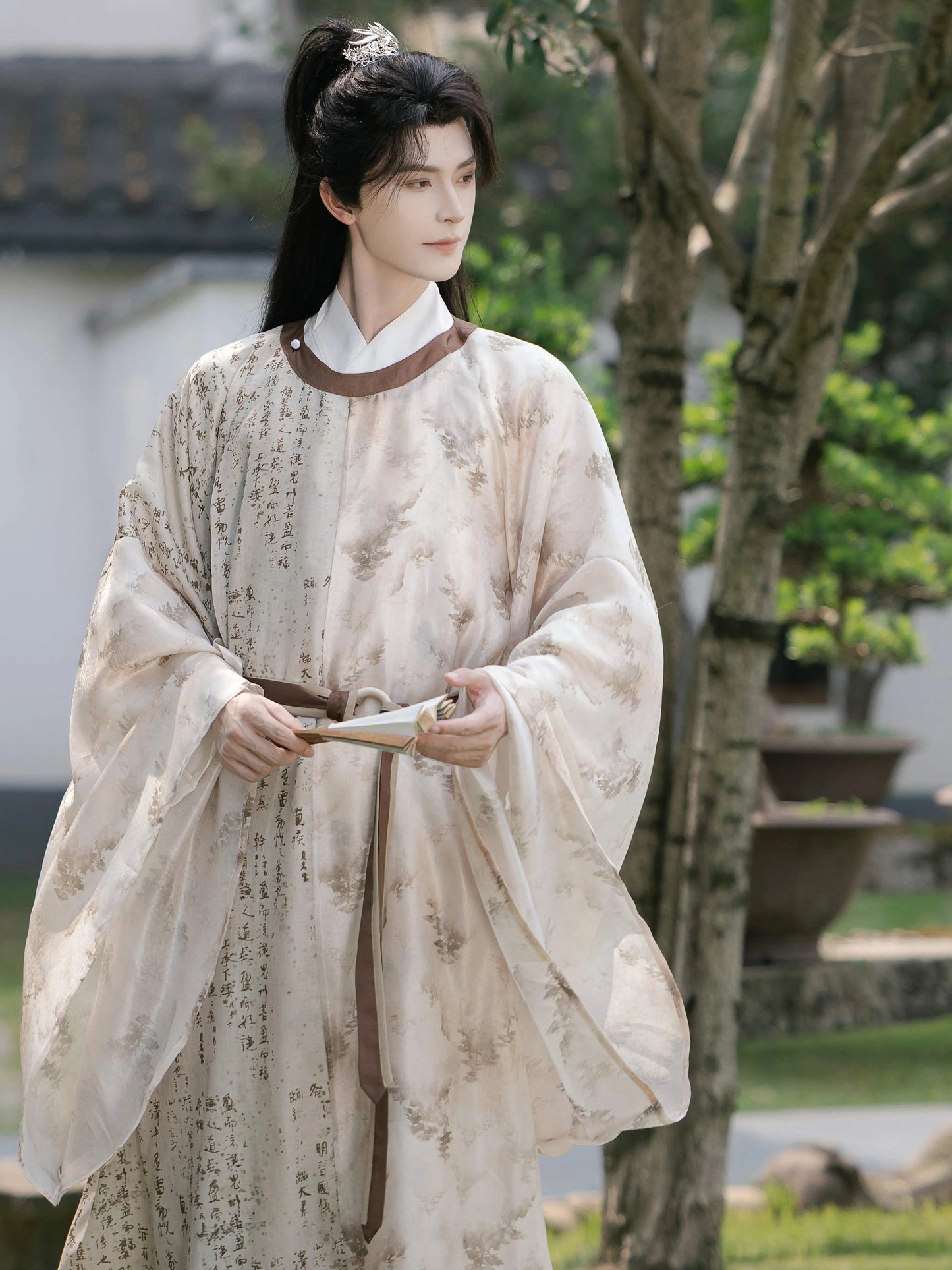 Song Dynasty Round Collar Robe - Yanchi 砚池